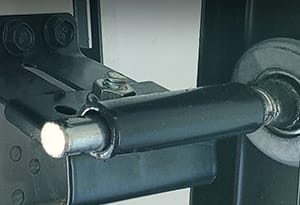 Residential garage door roller in need of replacement service