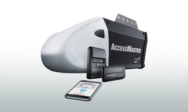 Industrial strength LiftMaster chain drive garage door opener with WiFi control for Amazon Key using the myQ app
