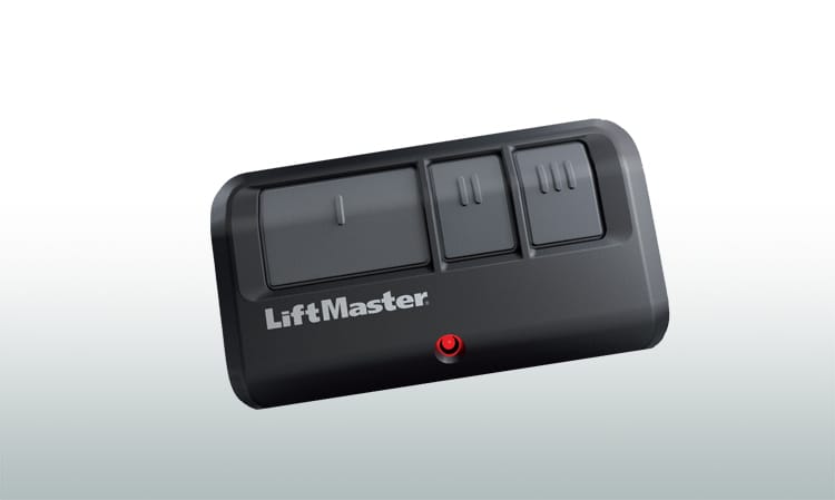 LiftMaster 893MAX garage door remote with 3-button garage door remote control to operate up to three garage door openers, gate operators or myQ®-enabled light accessories.